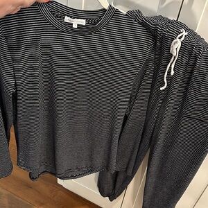 Bohme Black and White Striped Set